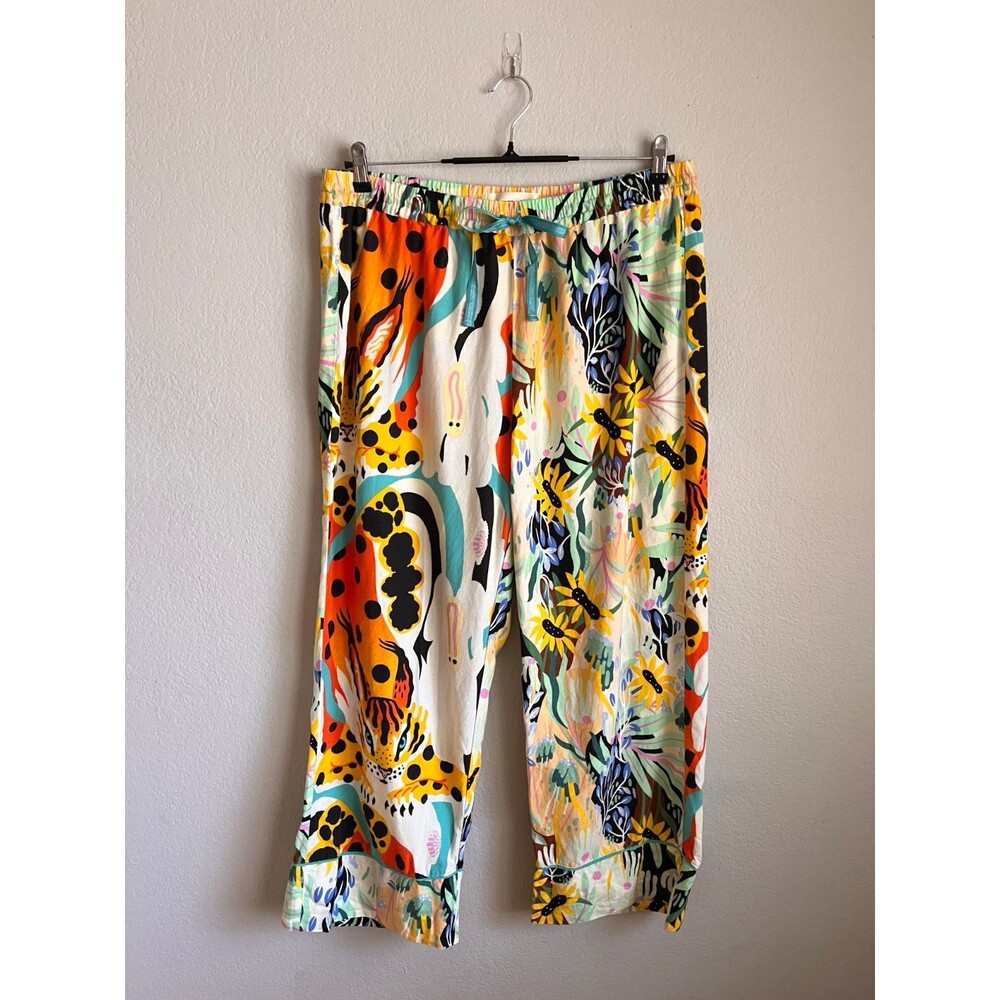 Marcos Navarro for Anthropologie Flannel Sleep Pants Size 1X
